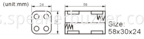 FBCB1152-1 battery holder